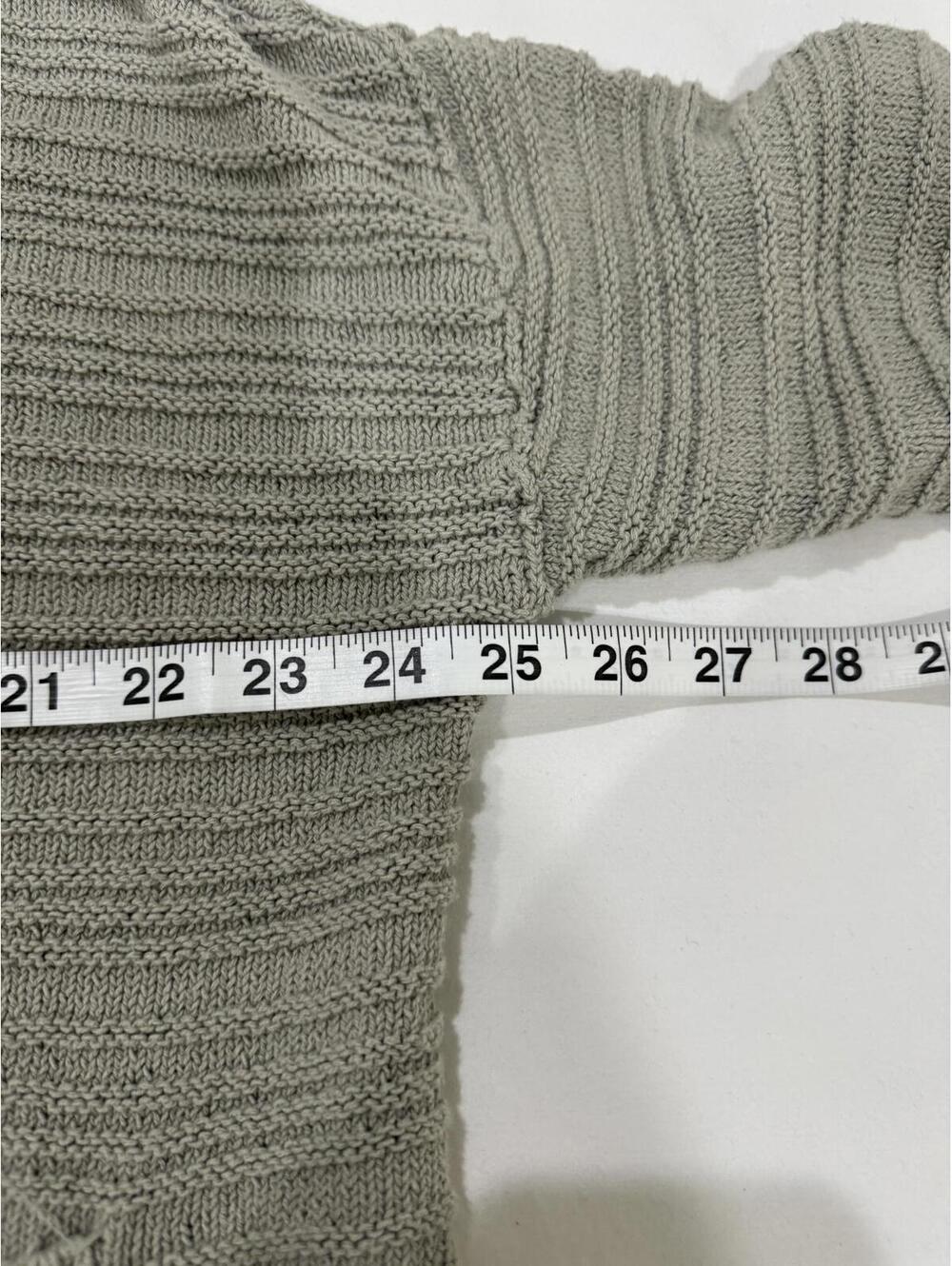 Free People Beach Day Dreaming Knit Cardigan Olive Green Small - Picture 8 of 9